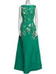 Oscar de la Renta Silk Long Dress