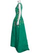 Oscar de la Renta Silk Long Dress