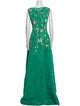 Oscar de la Renta Silk Long Dress