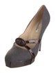 Oscar de la Renta Wool Pumps