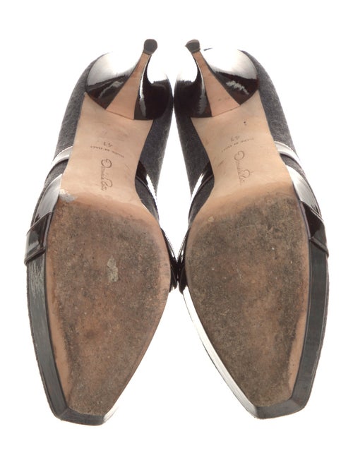 Oscar de la Renta Wool Pumps