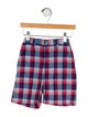 Oscar de la Renta Plaid Shorts