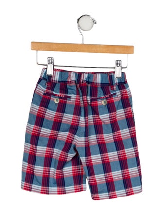 Oscar de la Renta Plaid Shorts