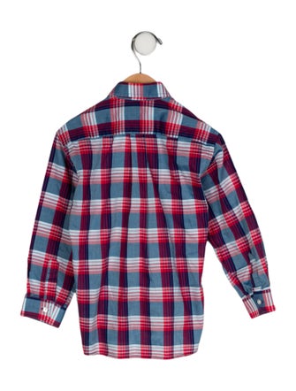 Oscar de la Renta Long Sleeve Button Up Shirt