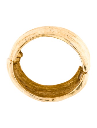 Oscar de la Renta Hinged Bangle Bracelet