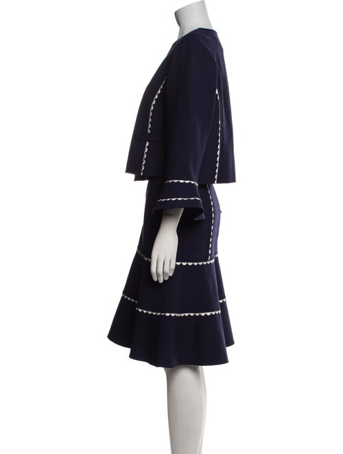 Oscar de la Renta 2017 Virgin Wool Dress Set