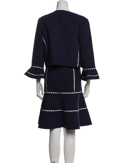 Oscar de la Renta 2017 Virgin Wool Dress Set