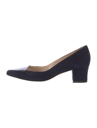 Oscar de la Renta Suede Pumps
