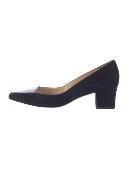 Oscar de la Renta Suede Pumps