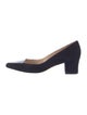 Oscar de la Renta Suede Pumps