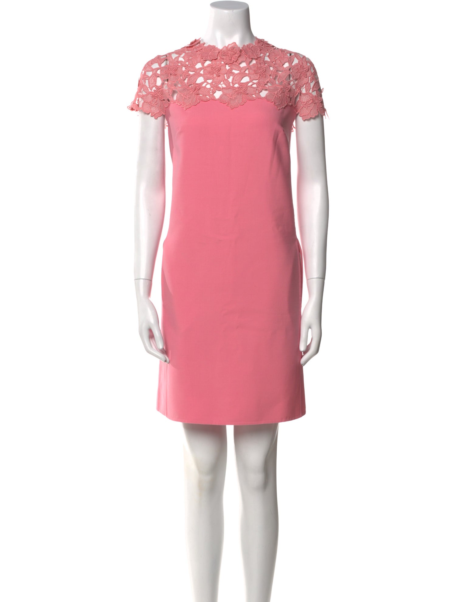 Oscar de la Renta Virgin Wool Mini Dress