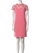Oscar de la Renta Virgin Wool Mini Dress