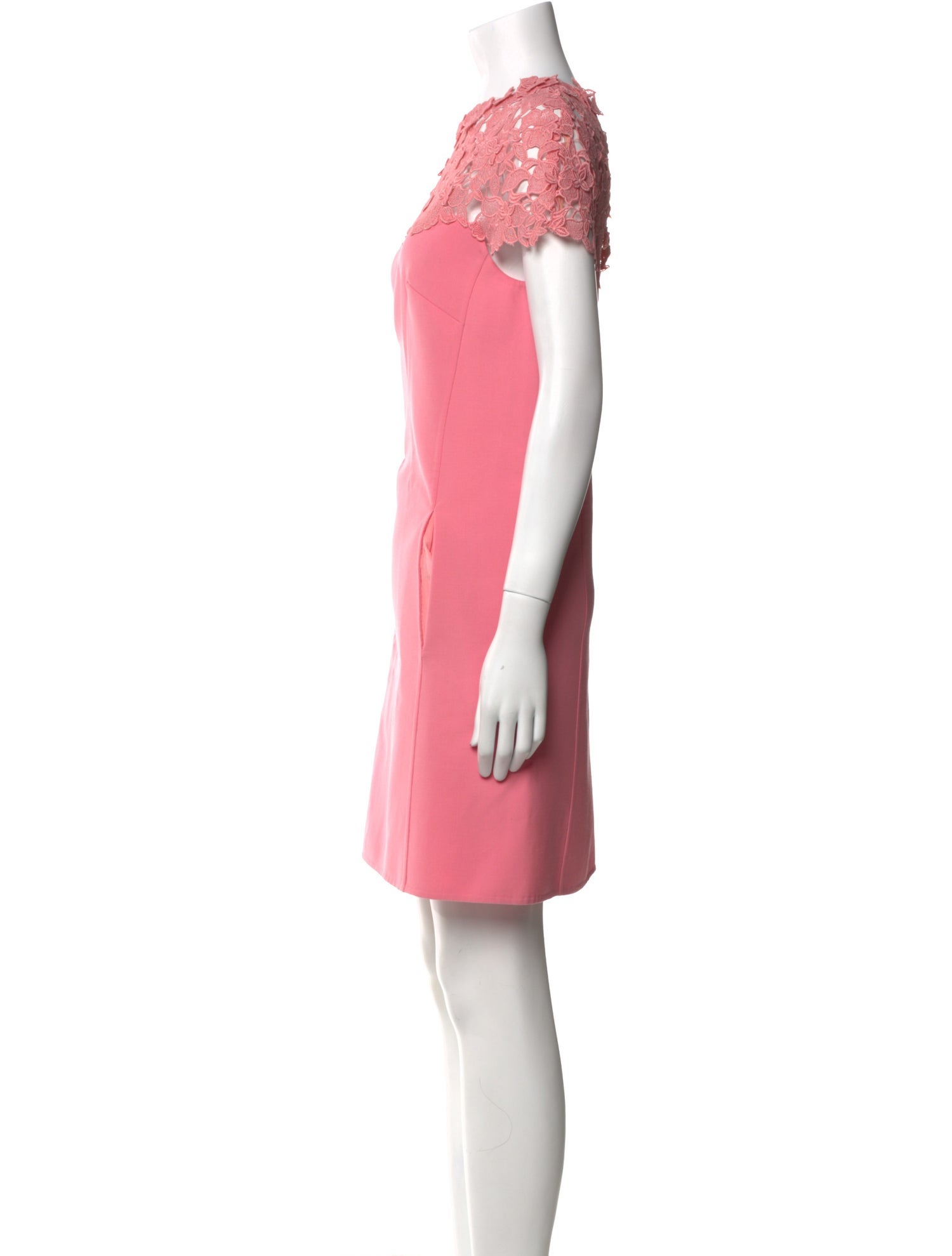 Oscar de la Renta Virgin Wool Mini Dress