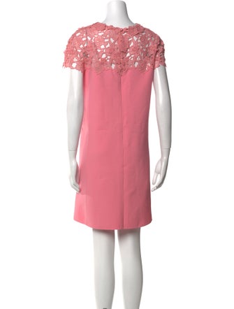 Oscar de la Renta Virgin Wool Mini Dress
