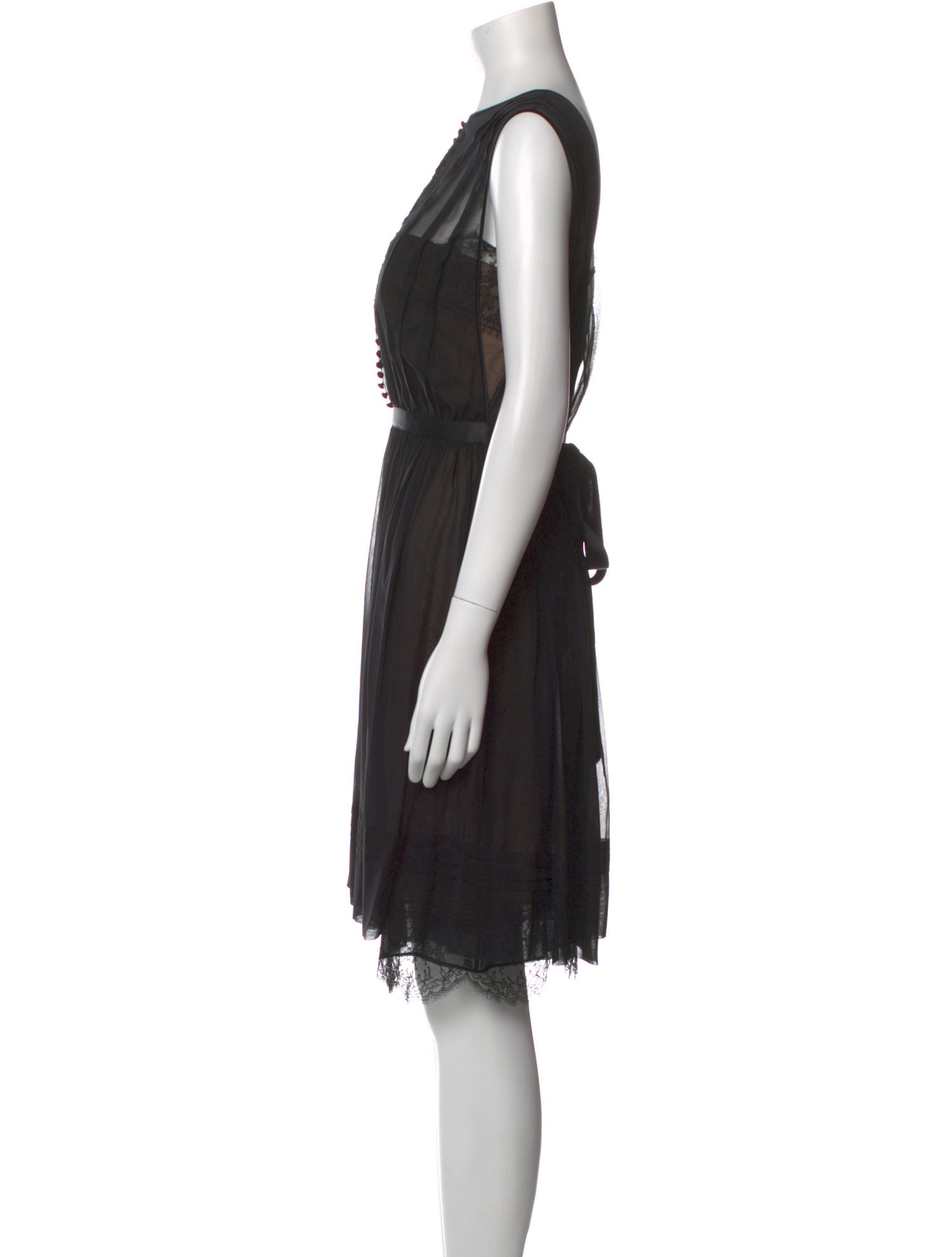 Oscar de la Renta Silk Mini Dress