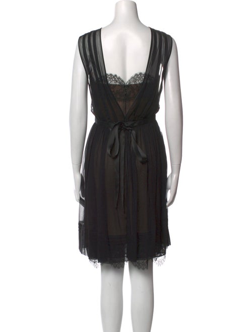 Oscar de la Renta Silk Mini Dress