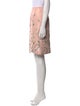 Oscar de la Renta Floral Print Knee-Length Skirt