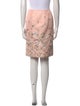 Oscar de la Renta Floral Print Knee-Length Skirt