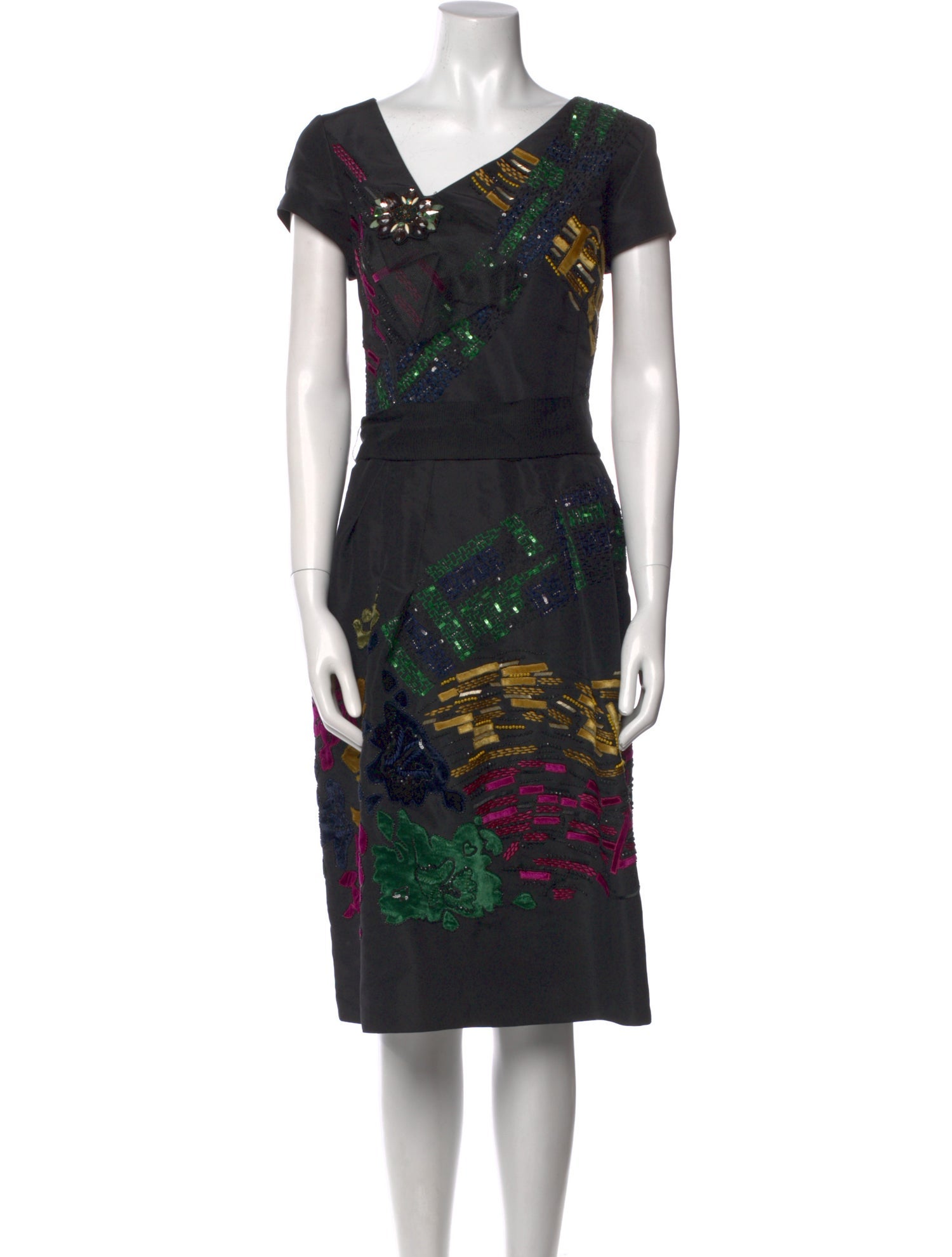 Oscar de la Renta 2010 Midi Length Dress