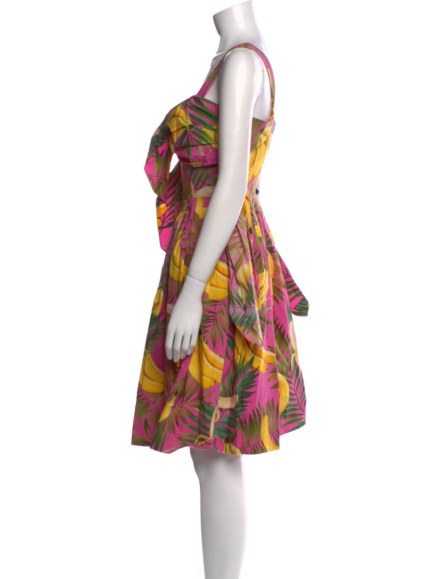 Oscar de la Renta Printed Knee-Length Dress