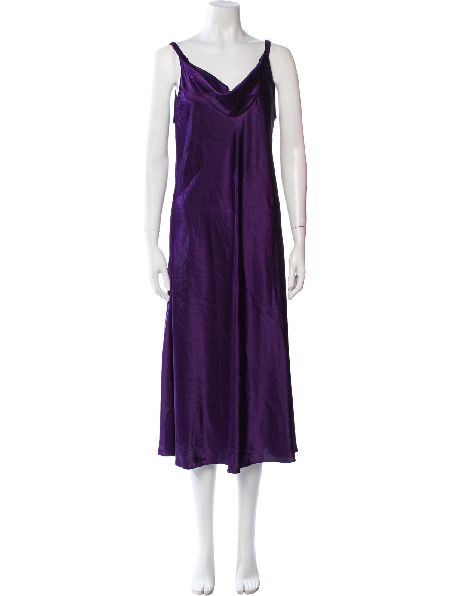 Oscar de la Renta Braided Accents Nightgown