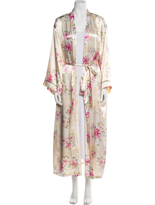 Oscar de la Renta Printed Robe