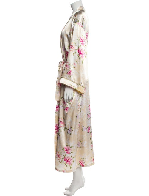 Oscar de la Renta Printed Robe