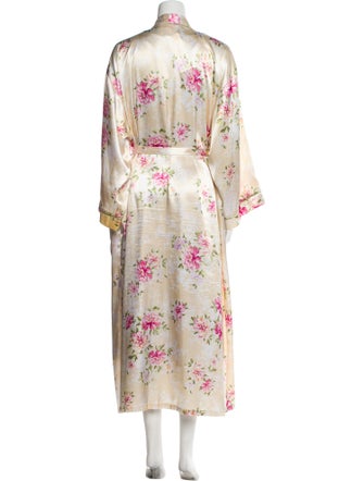 Oscar de la Renta Printed Robe