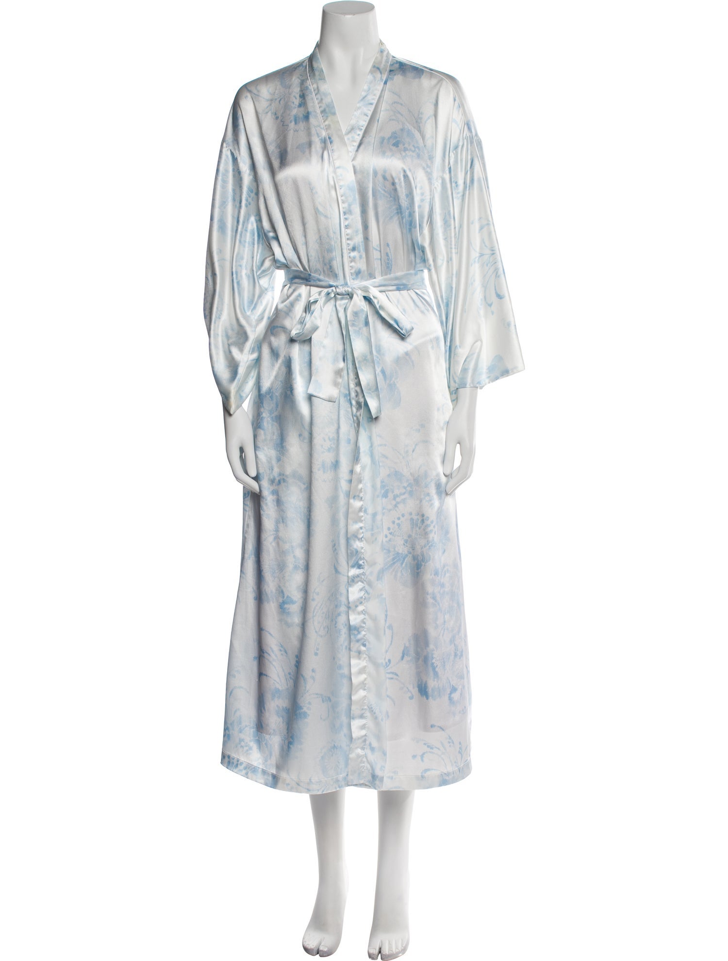 Oscar de la Renta Printed Robe