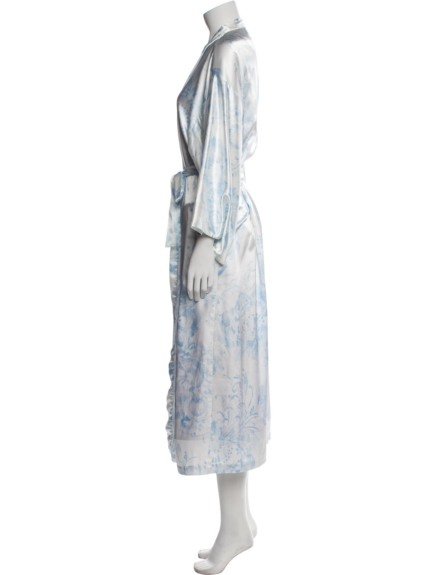 Oscar de la Renta Printed Robe