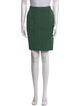 Oscar de la Renta Wool Knee-Length Skirt