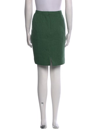 Oscar de la Renta Wool Knee-Length Skirt