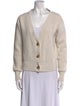 Oscar de la Renta Virgin Wool V-Neck Sweater