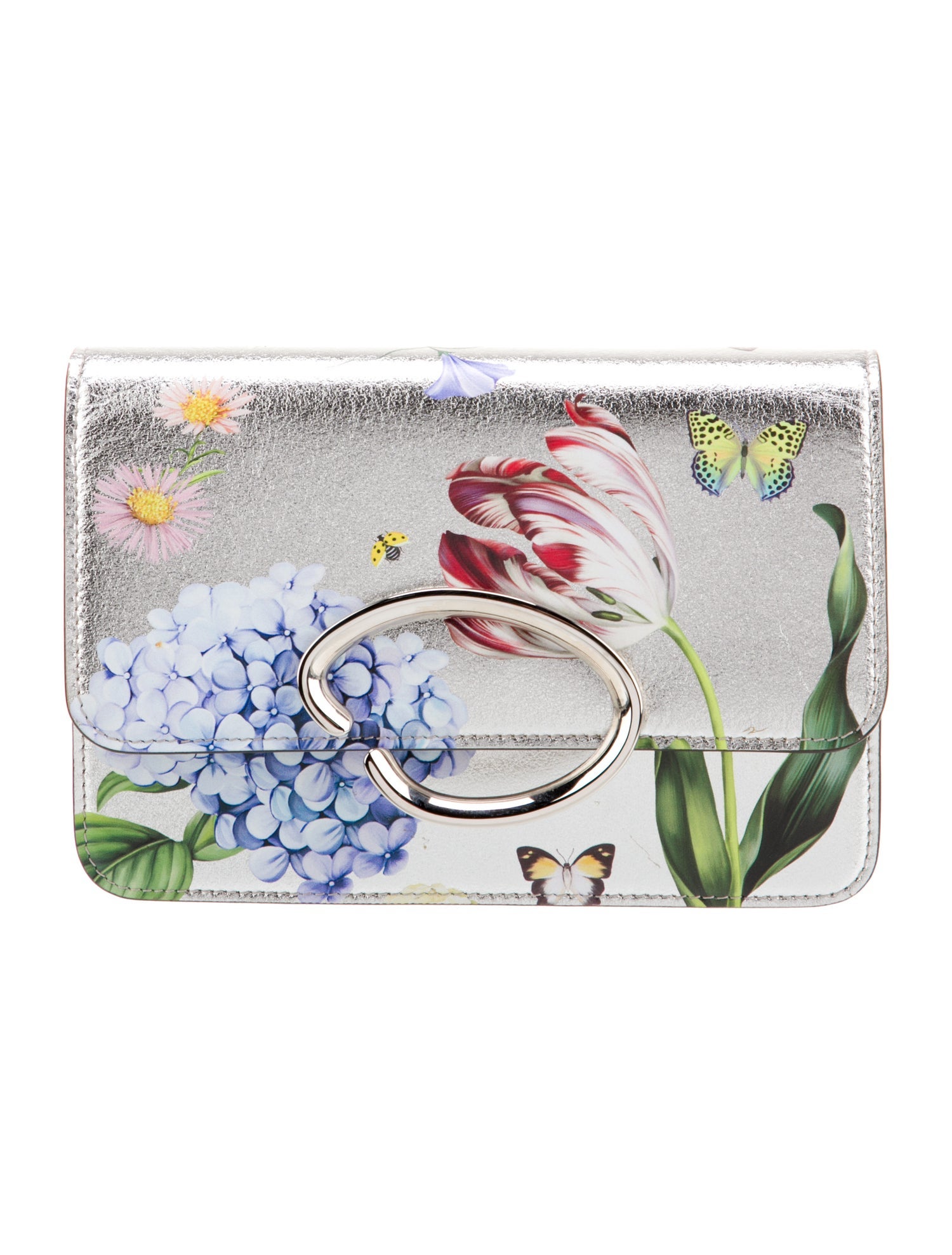 Oscar de la Renta Leather Clutch