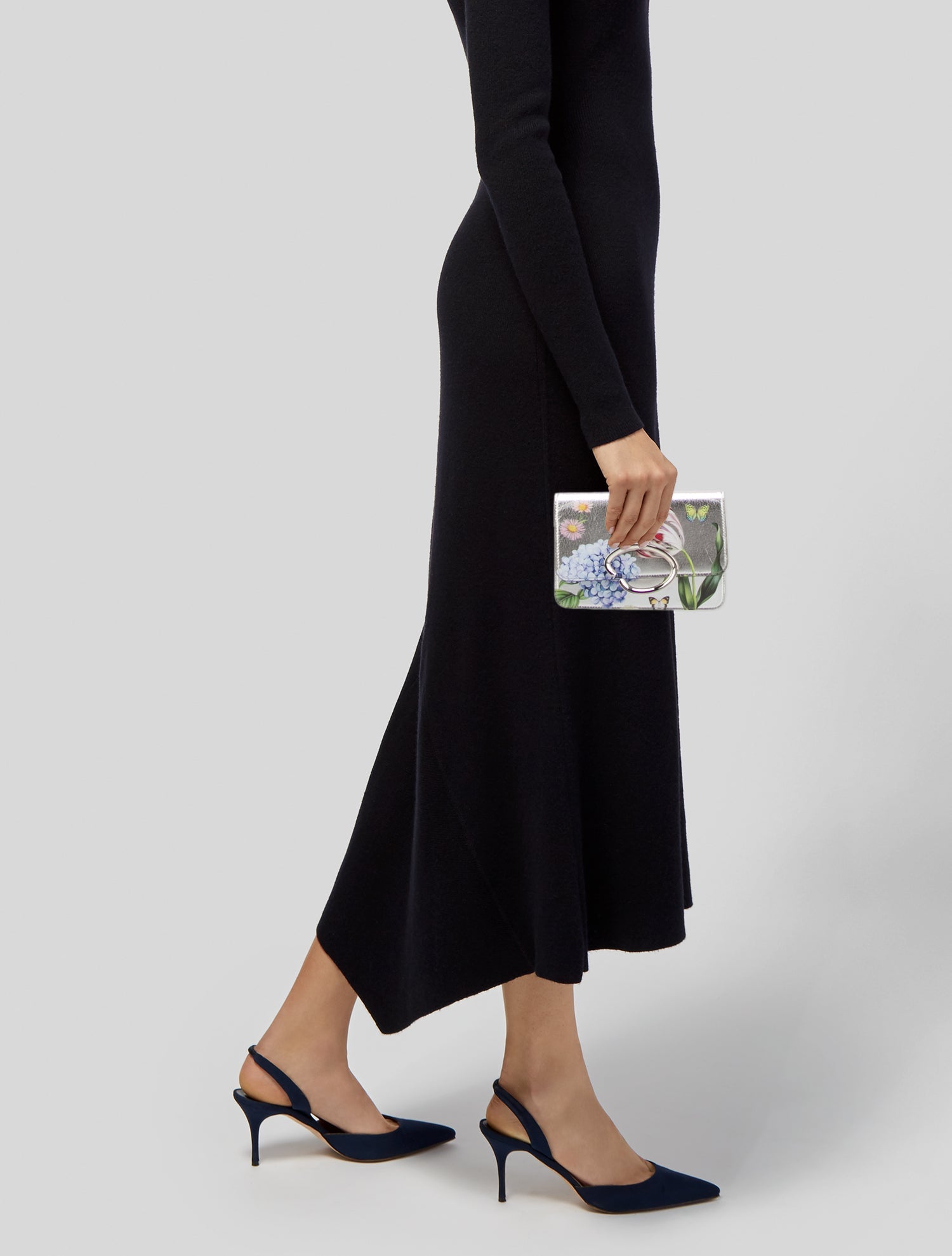 Oscar de la Renta Leather Clutch