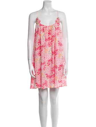 Oscar de la Renta Printed Nightgown