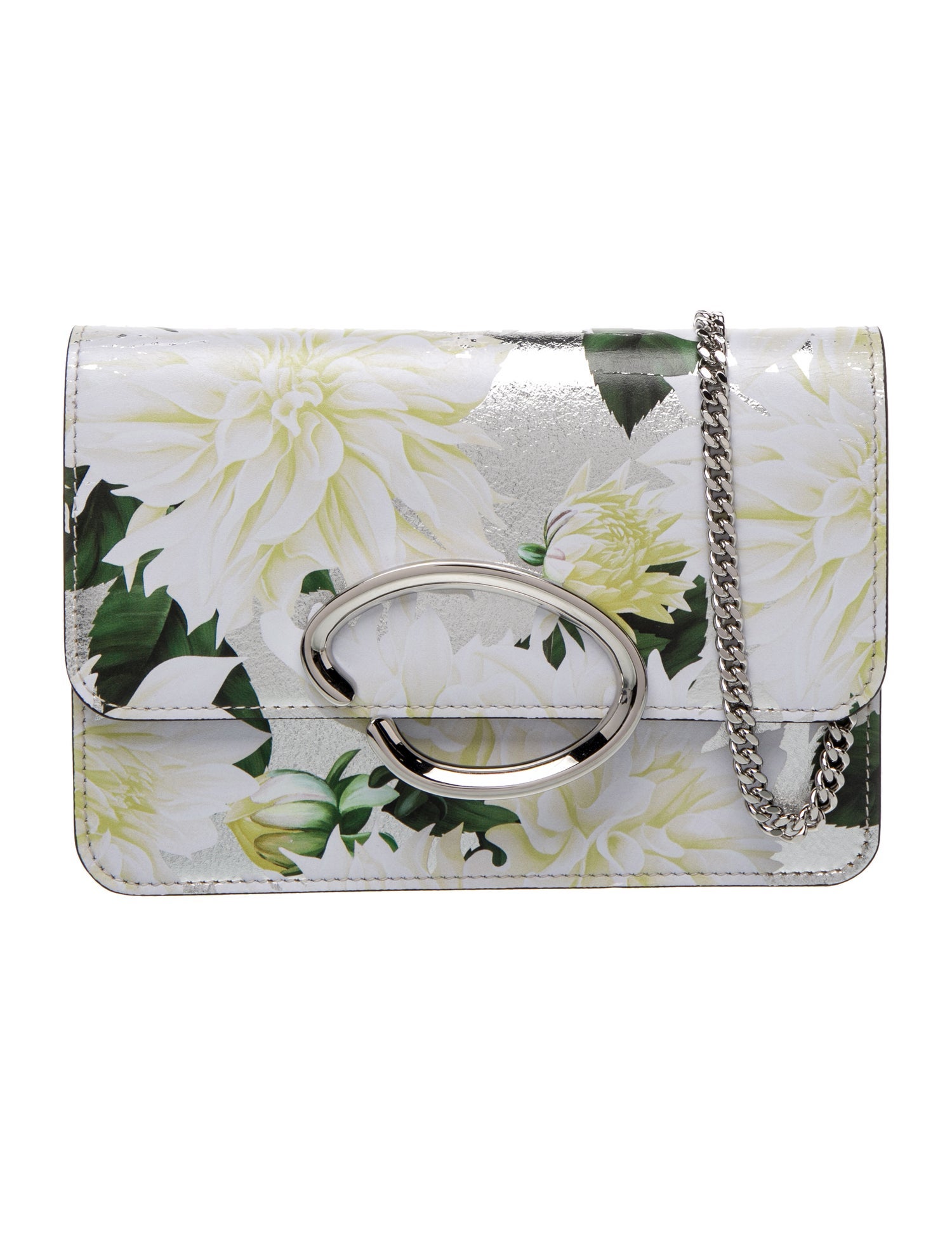 Oscar de la Renta Leather Shoulder Bag