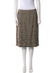 Oscar de la Renta Cashmere Knee-Length Skirt
