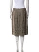 Oscar de la Renta Cashmere Knee-Length Skirt