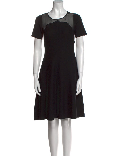 Oscar de la Renta Wool Knee-Length Dress