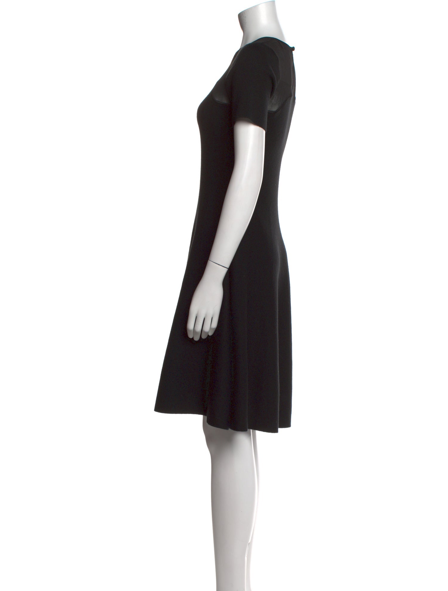Oscar de la Renta Wool Knee-Length Dress
