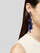 Oscar de la Renta Acrylic & Crystal Drop Earrings