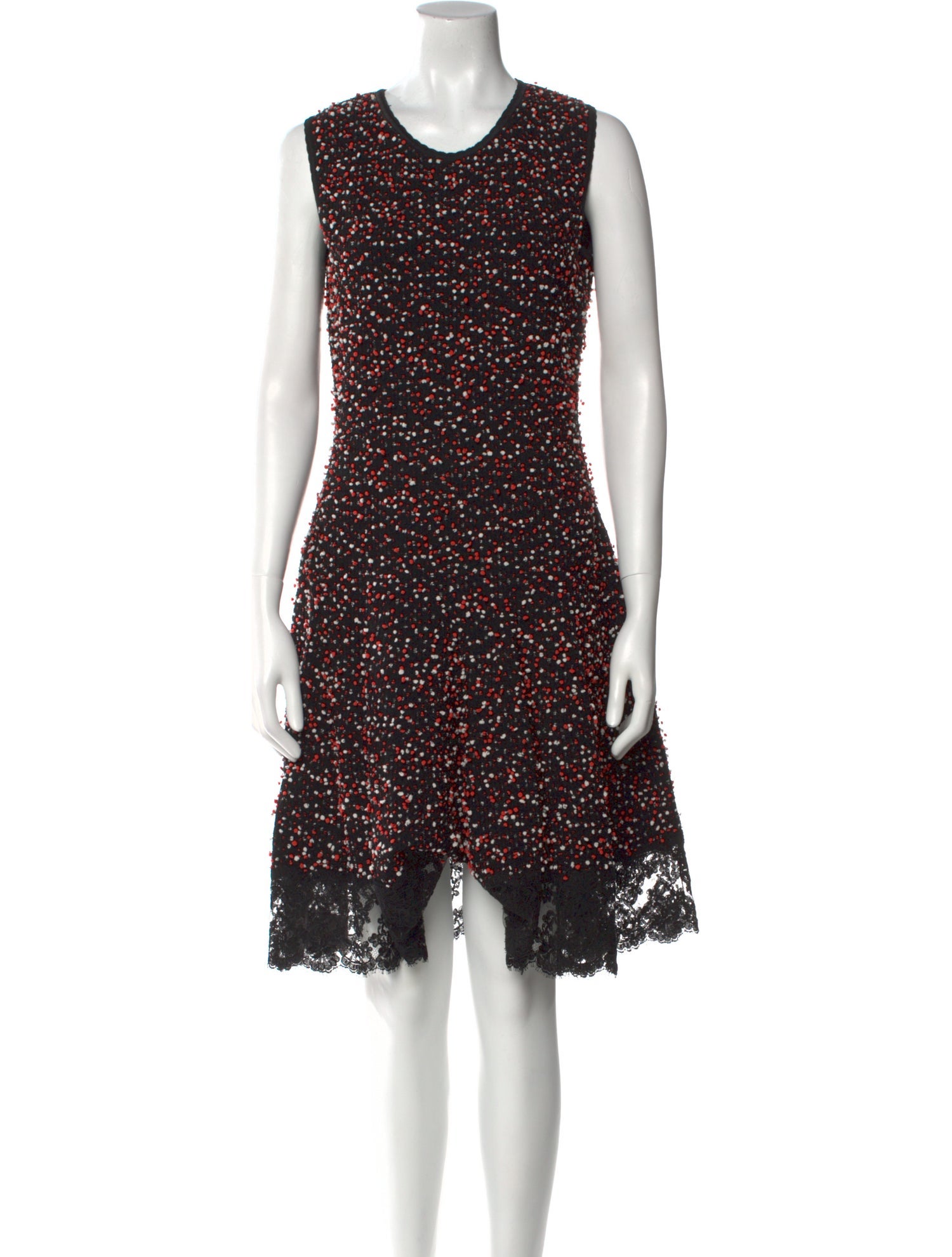 Oscar de la Renta Printed Knee-Length Dress