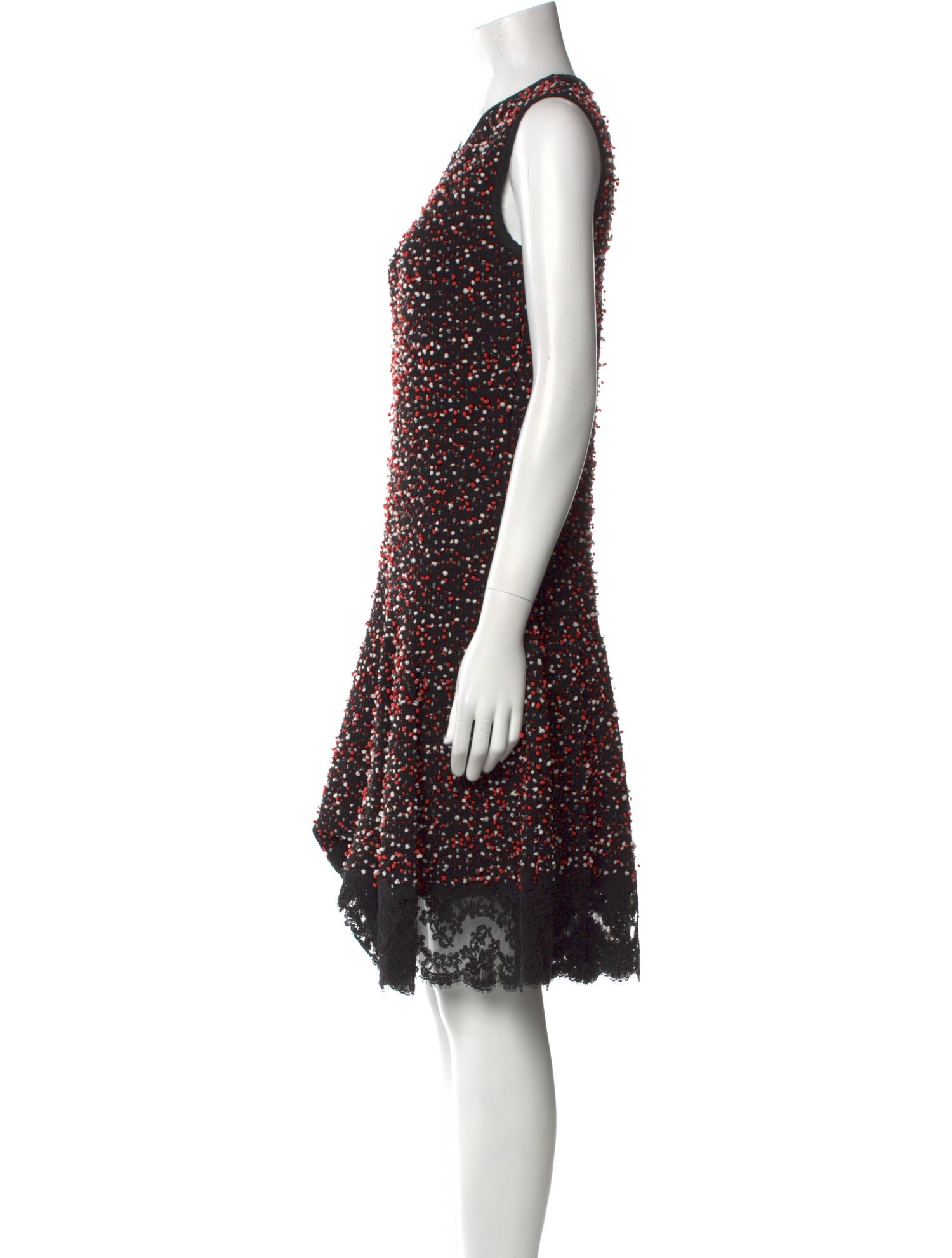Oscar de la Renta Printed Knee-Length Dress