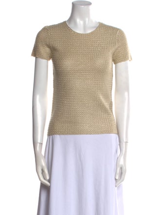Oscar de la Renta Scoop Neck Sweater