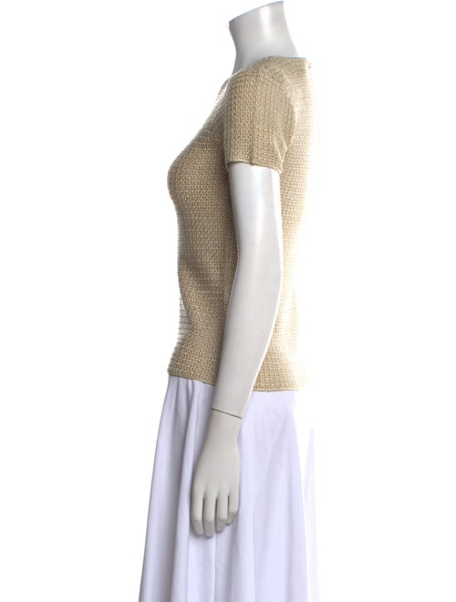 Oscar de la Renta Scoop Neck Sweater