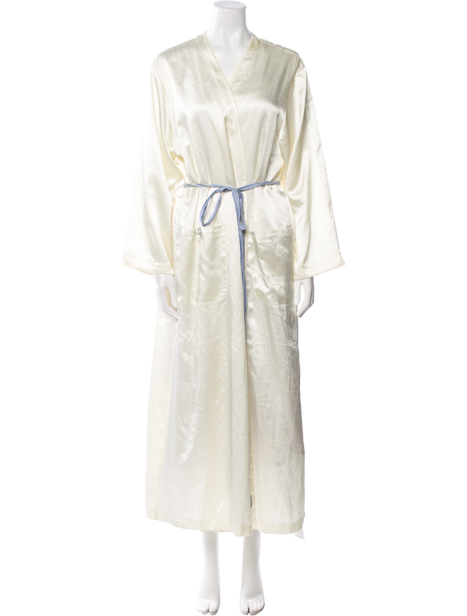 Oscar de la Renta Beaded Accents Robe
