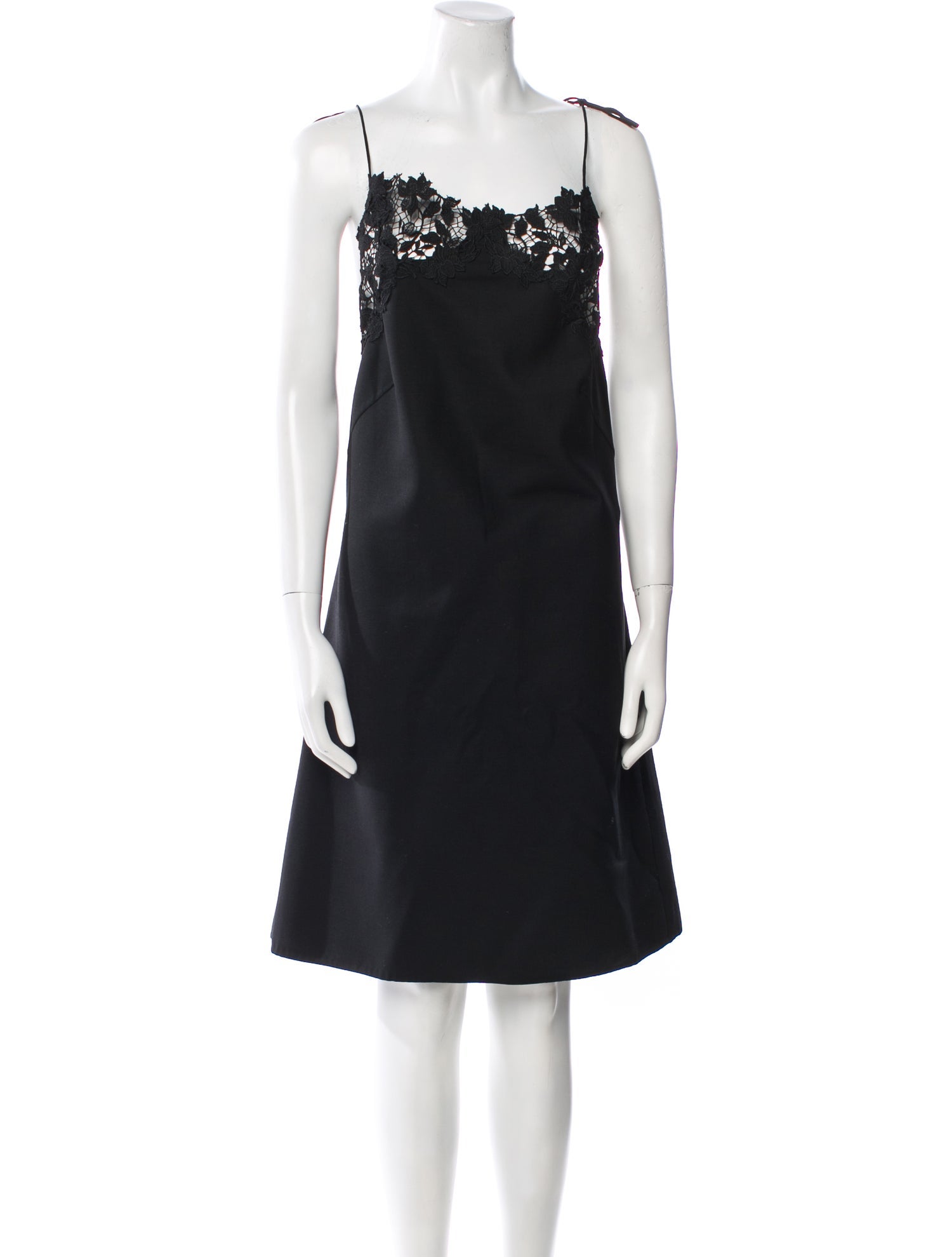 Oscar de la Renta Square Neckline Knee-Length Dress w/ Tags