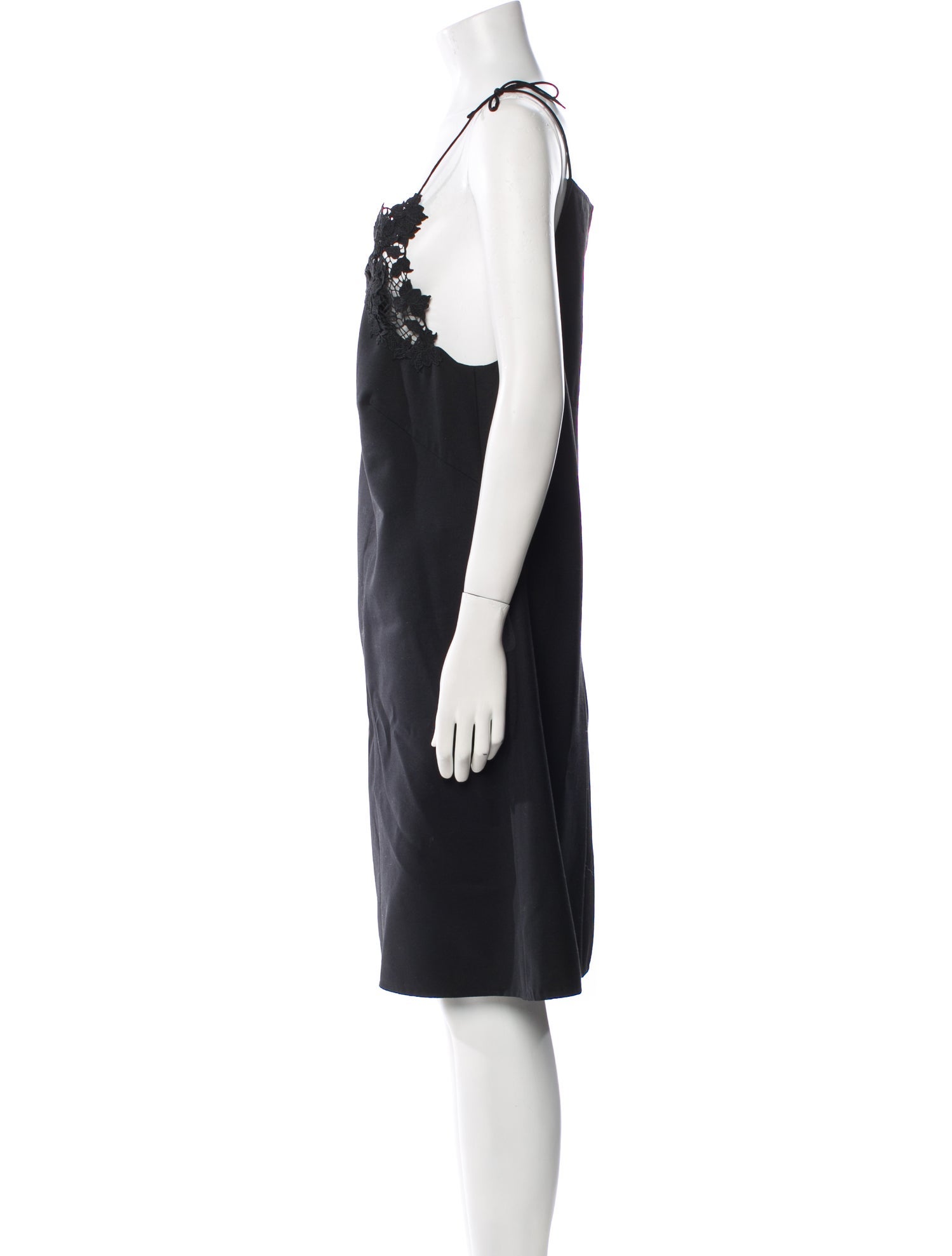Oscar de la Renta Square Neckline Knee-Length Dress w/ Tags