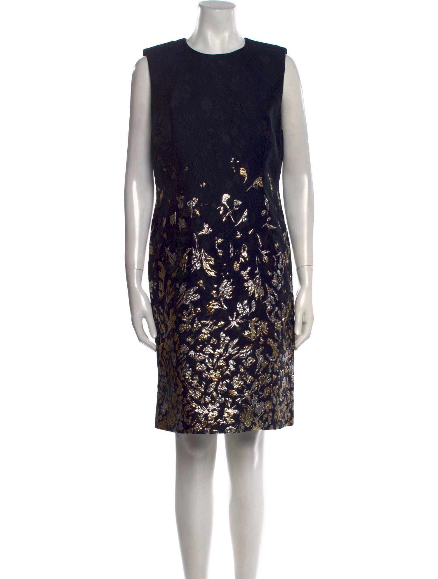 Oscar de la Renta Printed Knee-Length Dress